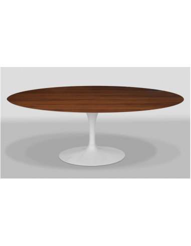 Table dinatoire en bois ovale 224 cm